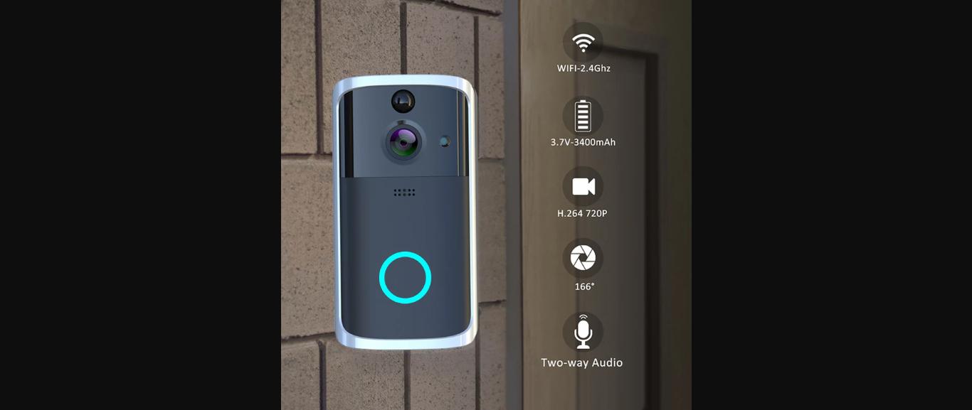 Sonnette connectée avec caméra Wi-Fi sans abonnement