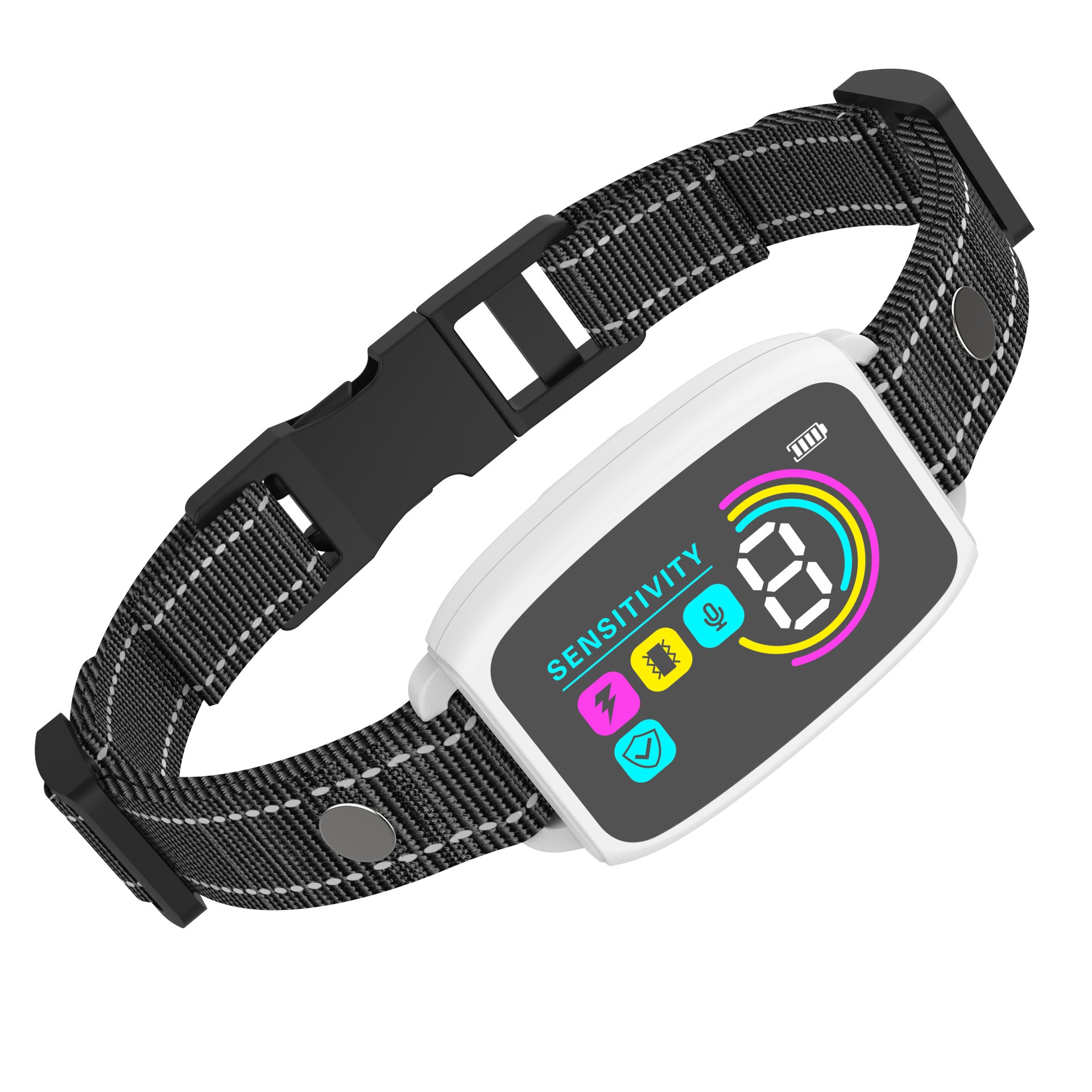 Stoppez les aboiements de votre chien avec ce collier intelligent rechargeable. 4 modes, 8 niveaux, compatible 4-54 kg. Livraison rapide – Lecoinmalin.fr