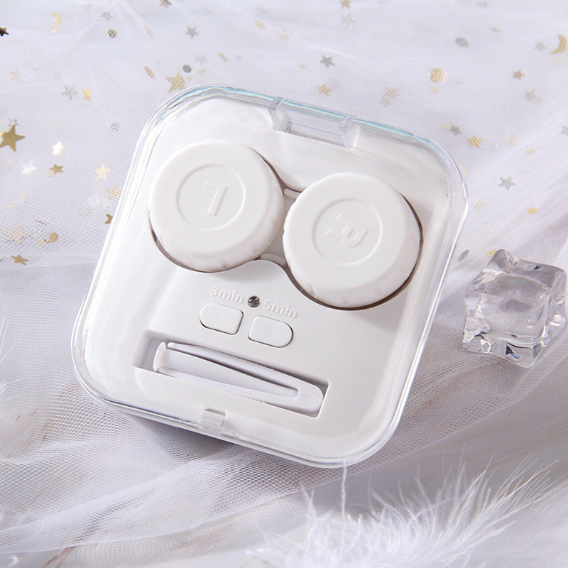Nettoyeur automatique pour lentilles de contact à vibrations haute fréquence. 1h de charge = 60 jours d'utilisation. Compact, portable, USB. Livraison rapide.