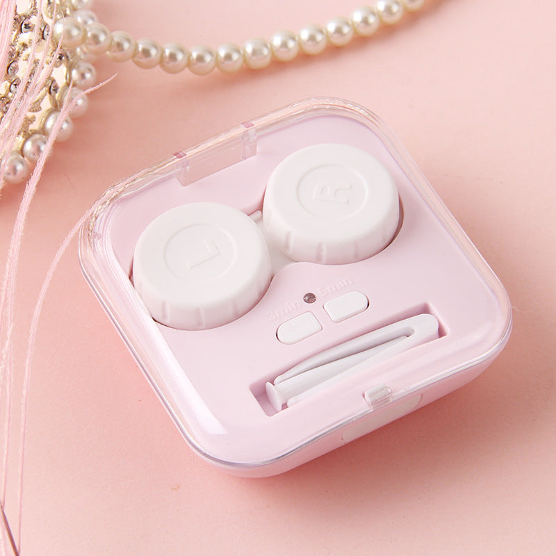 Nettoyeur automatique pour lentilles de contact à vibrations haute fréquence. 1h de charge = 60 jours d'utilisation. Compact, portable, USB. Livraison rapide.