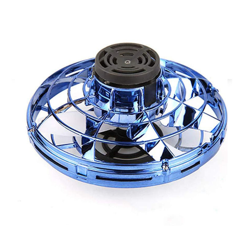 Drone volant gyroscopique à induction, contrôle par geste, rotations 360°, rechargeable. Idéal comme cadeau high-tech pour ados et adultes.