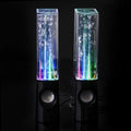 Enceinte Bluetooth fontaine dansante LED, effet lumineux multicolore
