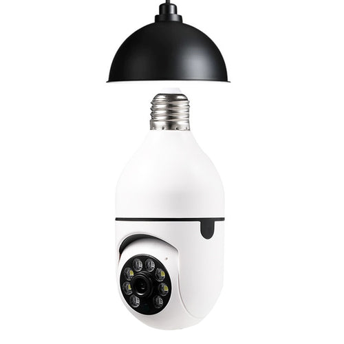 Caméra ampoule WiFi 1080P avec zoom 4X, vue de face