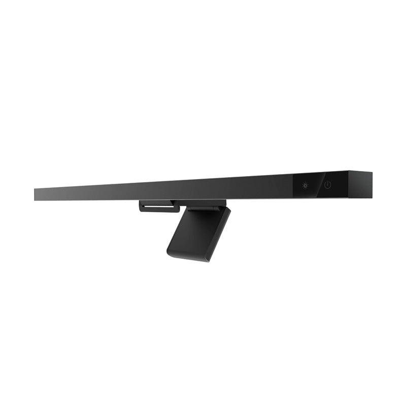 Lampe LED pour moniteur à fixation murale, commande tactile, alimentation USB 5V. Réduit la fatigue visuelle pour télétravail, gaming et bureau. Design métal premium.