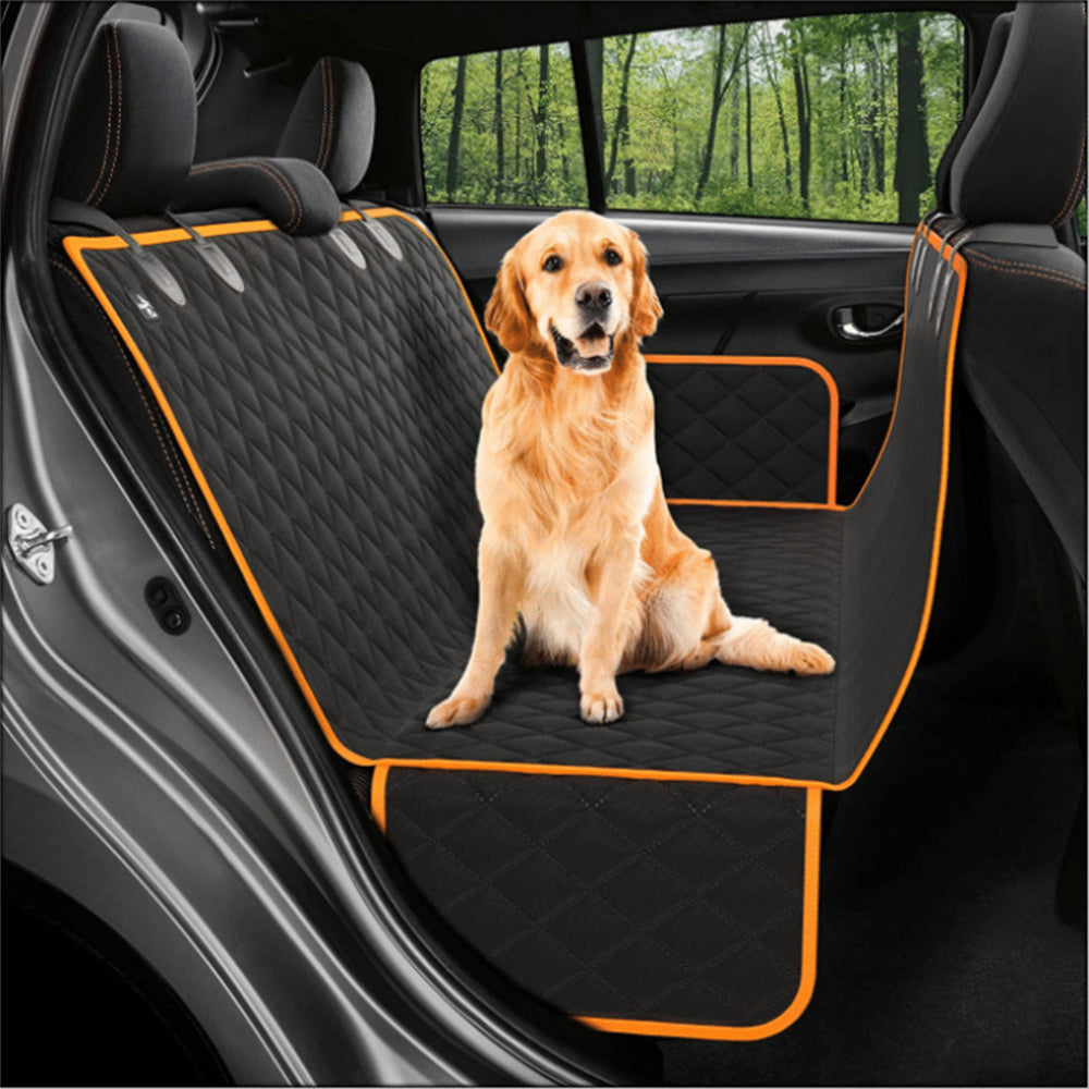 Housse imperméable pour siège arrière de voiture, protège des poils et griffures. Idéale pour les chiens. Facile à installer. Livraison en France.