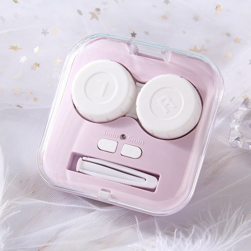Nettoyeur automatique pour lentilles de contact à vibrations haute fréquence. 1h de charge = 60 jours d'utilisation. Compact, portable, USB. Livraison rapide.