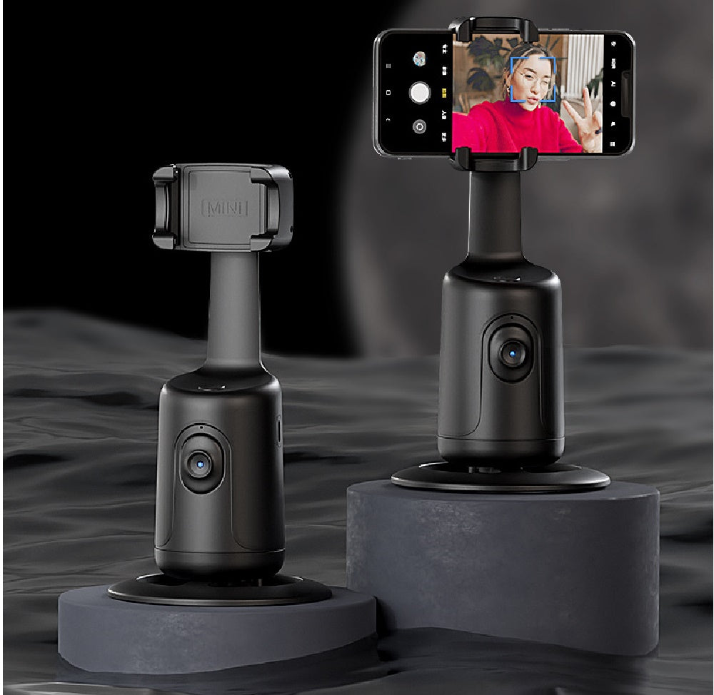 Filmez comme un pro avec ce support smartphone à suivi automatique 360° par IA. Contrôle gestuel, 8h d'autonomie, sans appli. Livraison rapide.
