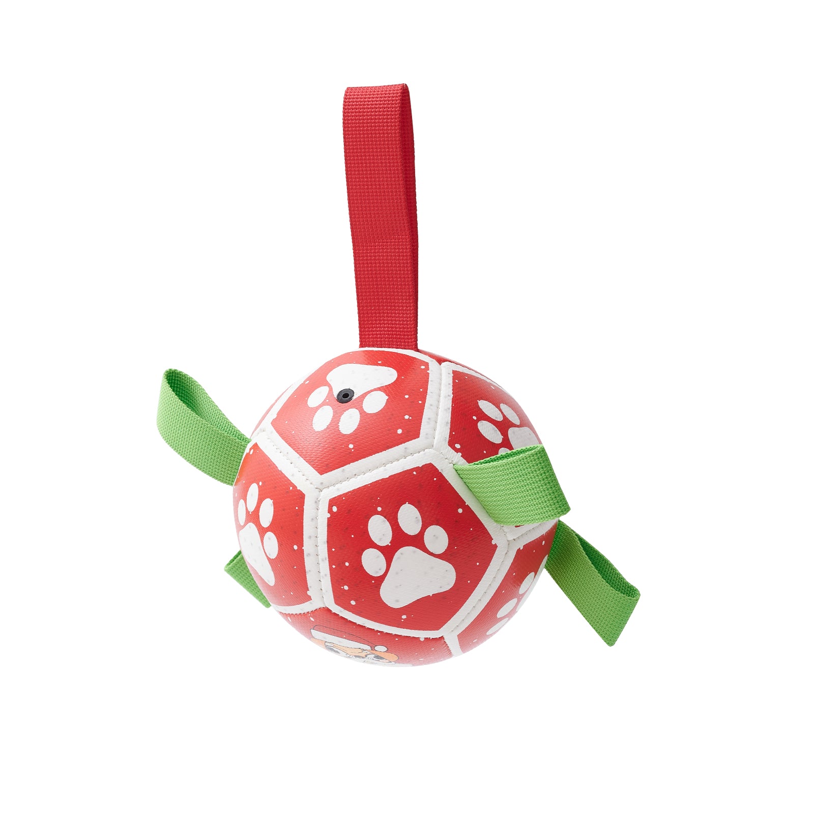 Ballon de foot interactif pour chien avec sangles, disponible en version Christmas & Halloween. Stimule l’instinct de jeu. Livraison rapide.