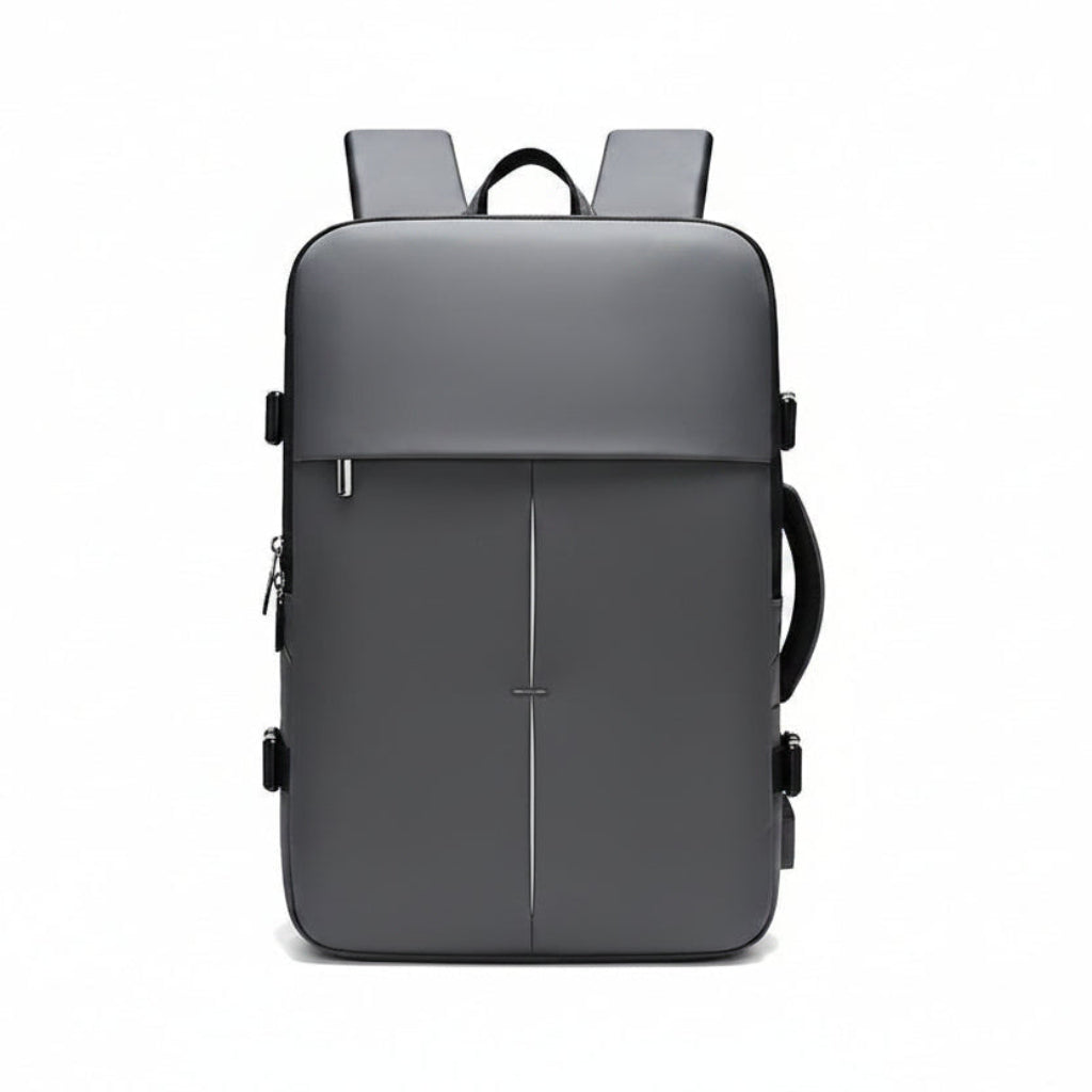 Sac à dos business grande capacité, compatible PC 16", bretelles ergonomiques, tissu Oxford résistant. Idéal bureau, études et voyages. Dispo en Noir, Bleu, Gris.