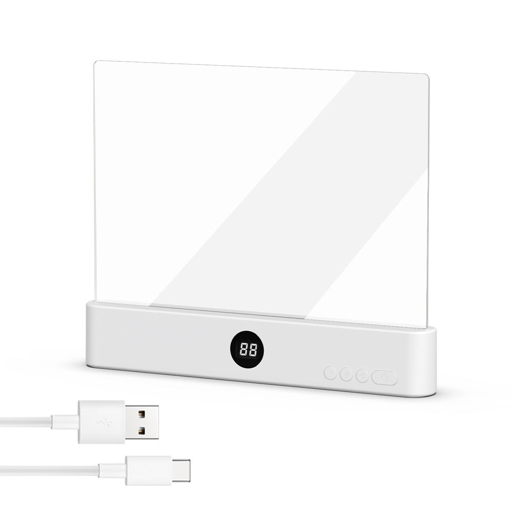 Lampe de lecture LED rechargeable avec 3 températures, luminosité réglable et minuterie. Idéale pour livre, tablette et liseuse. Livraison rapide.