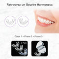 Aligneur dentaire progressif en TPE souple, système 3 phases, port jour et nuit, taille universelle. Pour un sourire harmonieux en douceur. Livraison rapide.