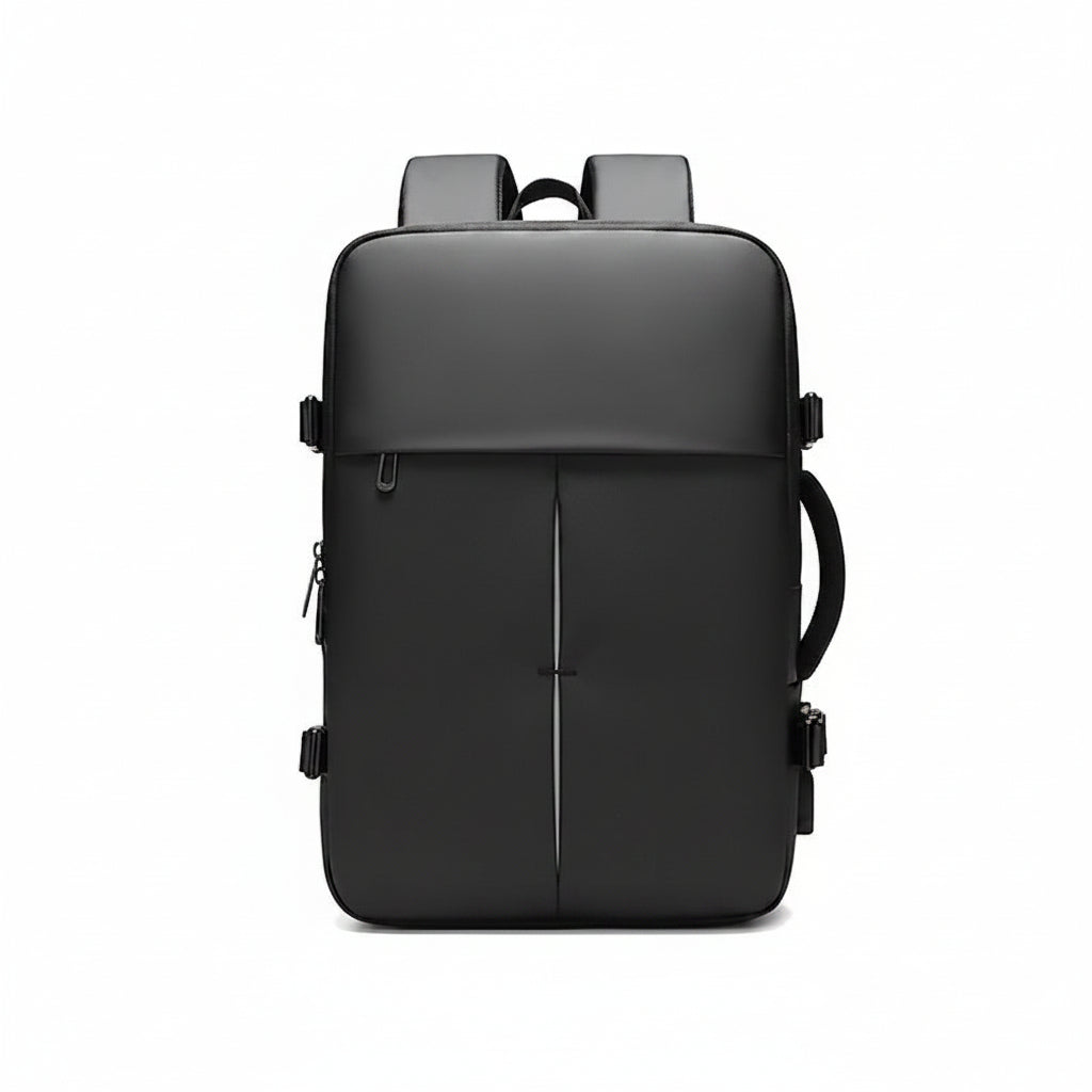 Sac à dos business grande capacité, compatible PC 16", bretelles ergonomiques, tissu Oxford résistant. Idéal bureau, études et voyages. Dispo en Noir, Bleu, Gris.