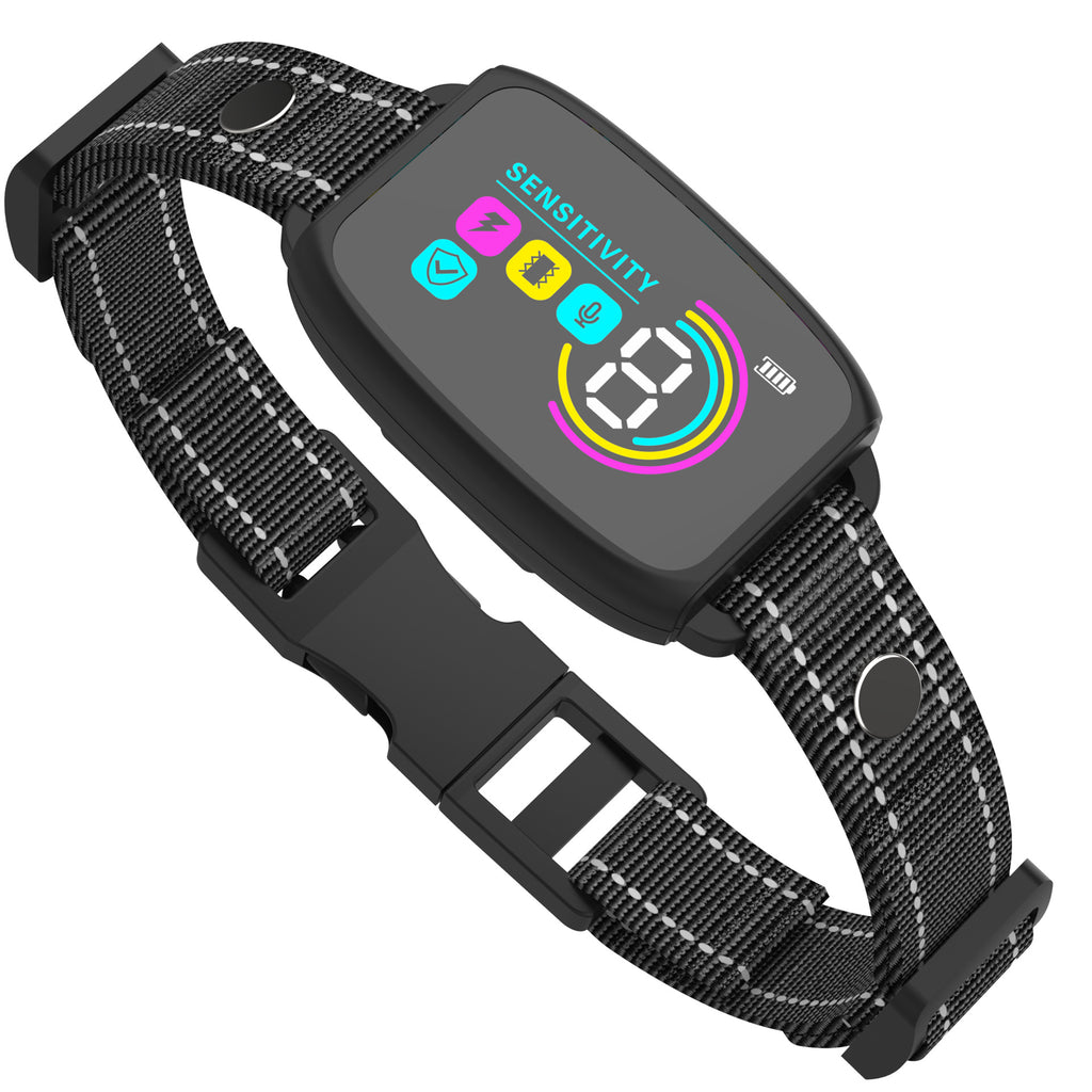 Stoppez les aboiements de votre chien avec ce collier intelligent rechargeable. 4 modes, 8 niveaux, compatible 4-54 kg. Livraison rapide – Lecoinmalin.fr