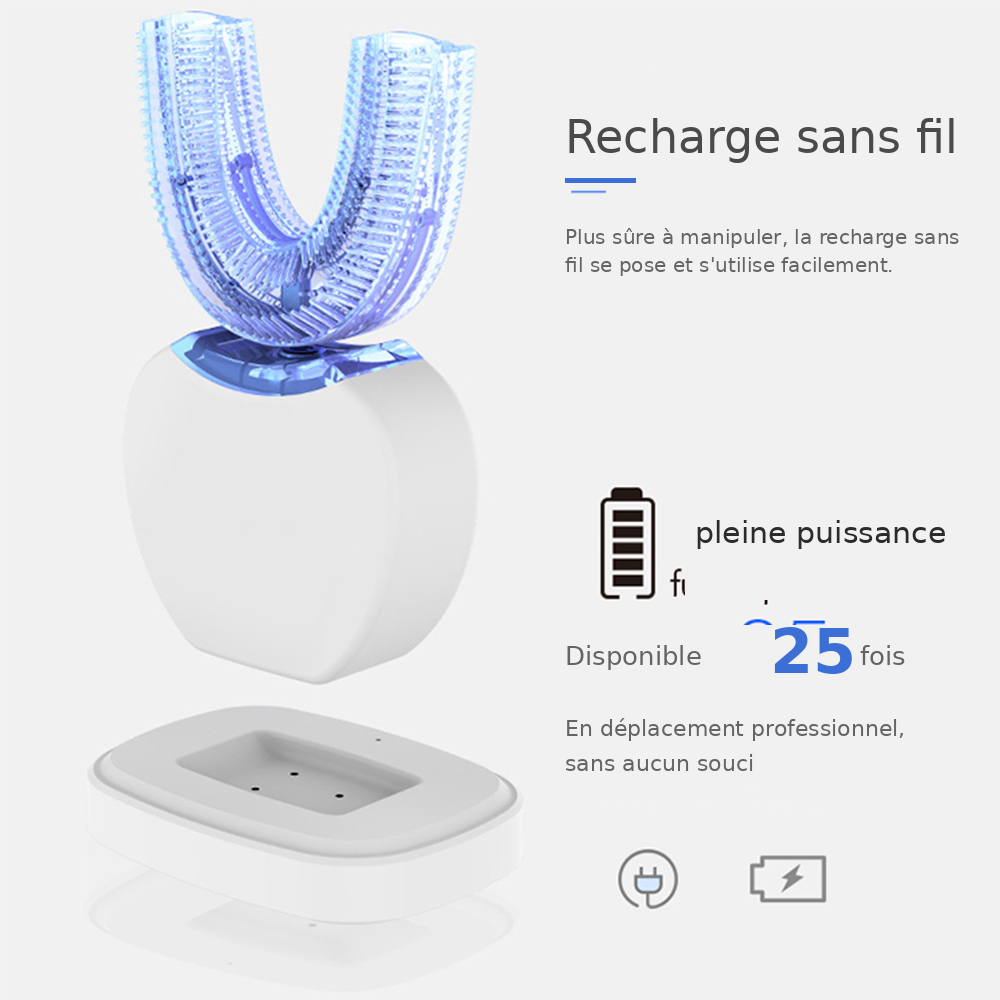 Brosse à Dents Électrique 360° Automatique